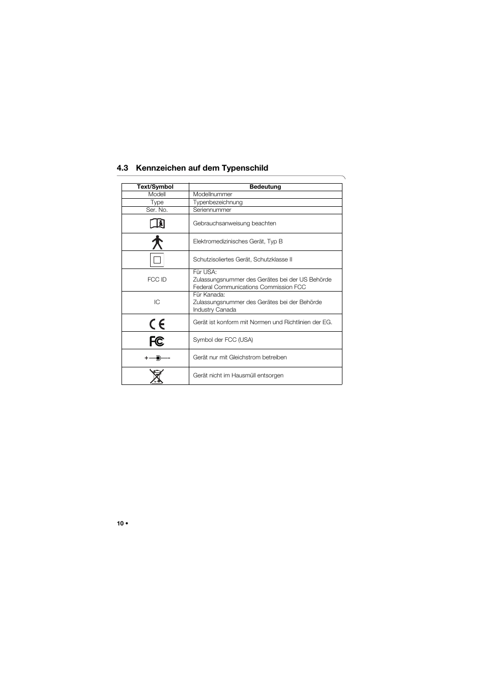 3 kennzeichen auf dem typenschild | Seca 704 User Manual | Page 10 / 443