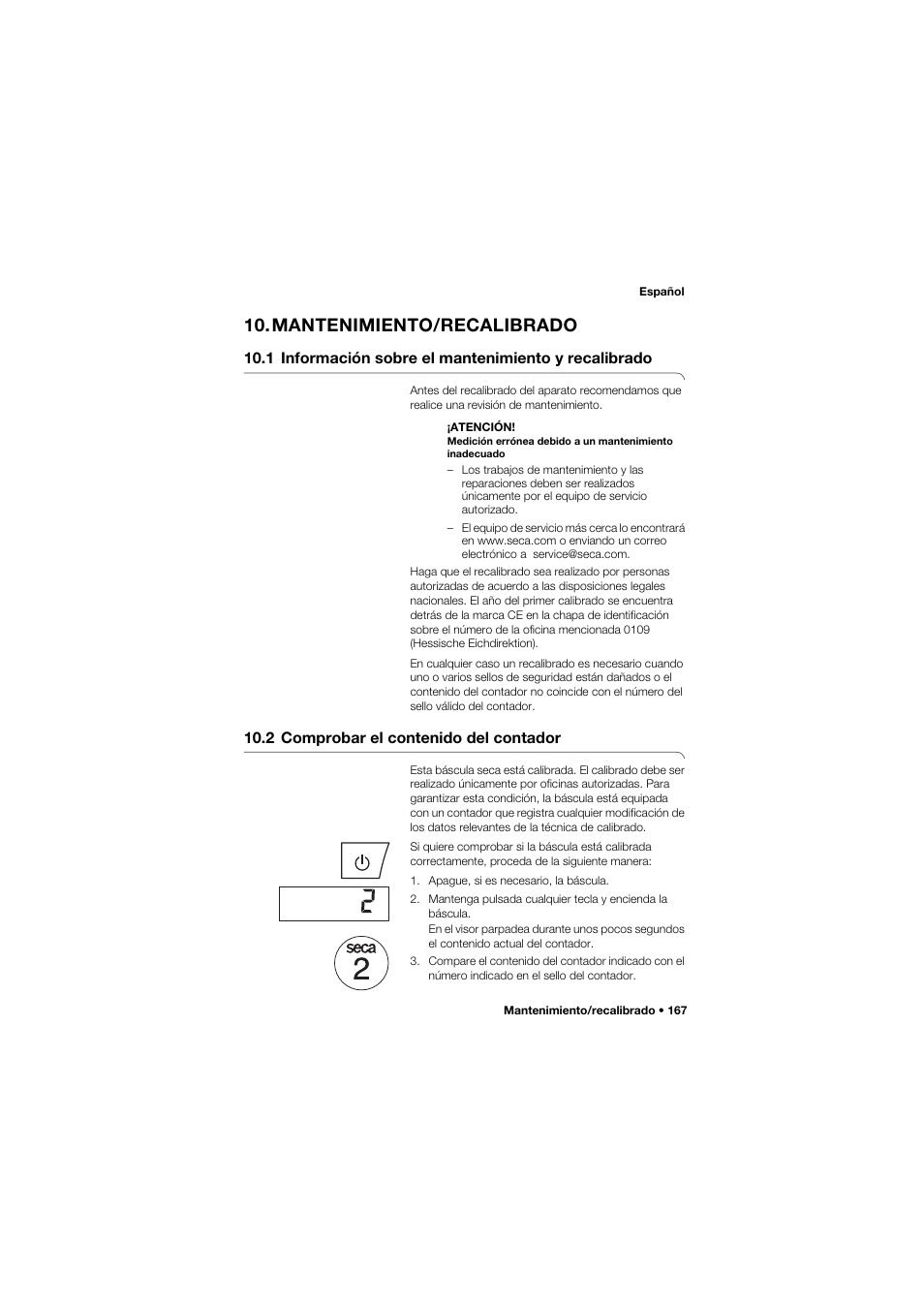 Seca 704 User Manual | Page 167 / 443