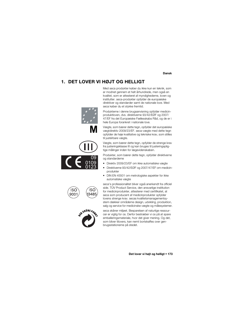Det lover vi højt og helligt | Seca 704 User Manual | Page 173 / 443