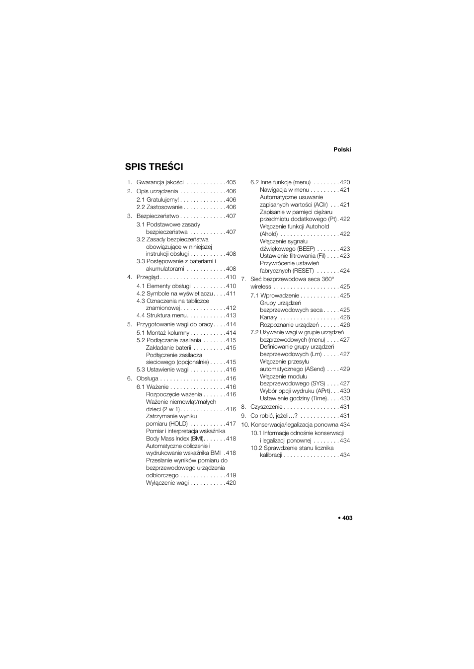 Seca 704 User Manual | Page 403 / 443