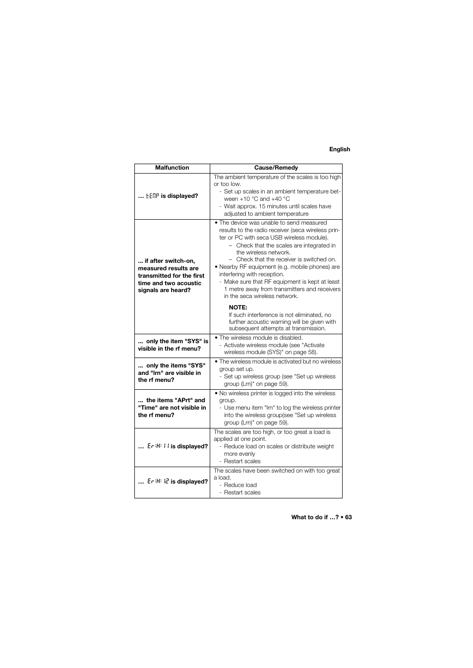 Seca 704 User Manual | Page 63 / 443