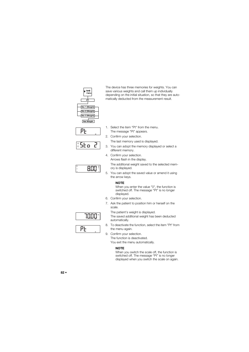 Seca 634 User Manual | Page 82 / 363