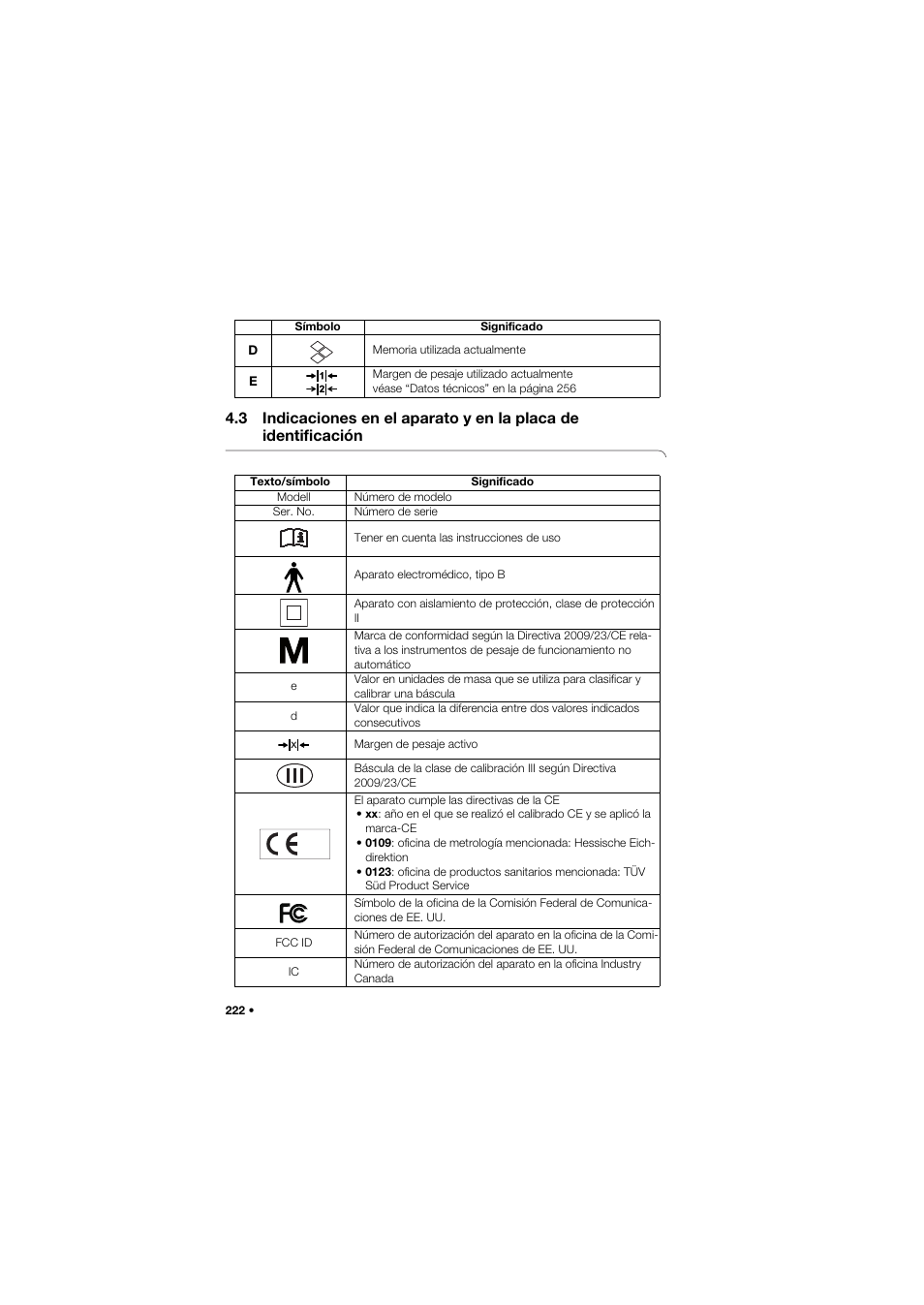 Seca 635 User Manual | Page 222 / 369