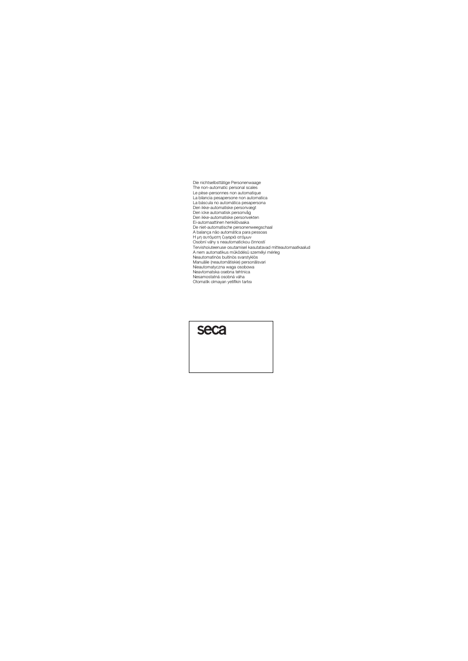 Seca 762 User Manual | Page 154 / 155