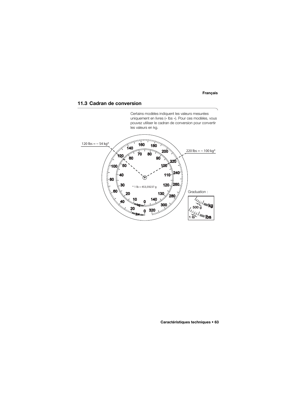 3 cadran de conversion | Seca 762 User Manual | Page 63 / 155