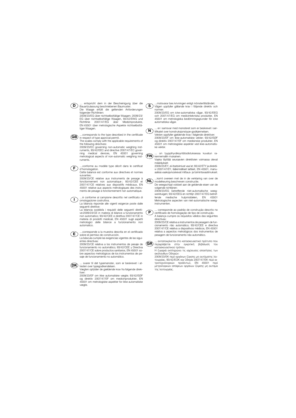Seca 878 User Manual | Page 138 / 139