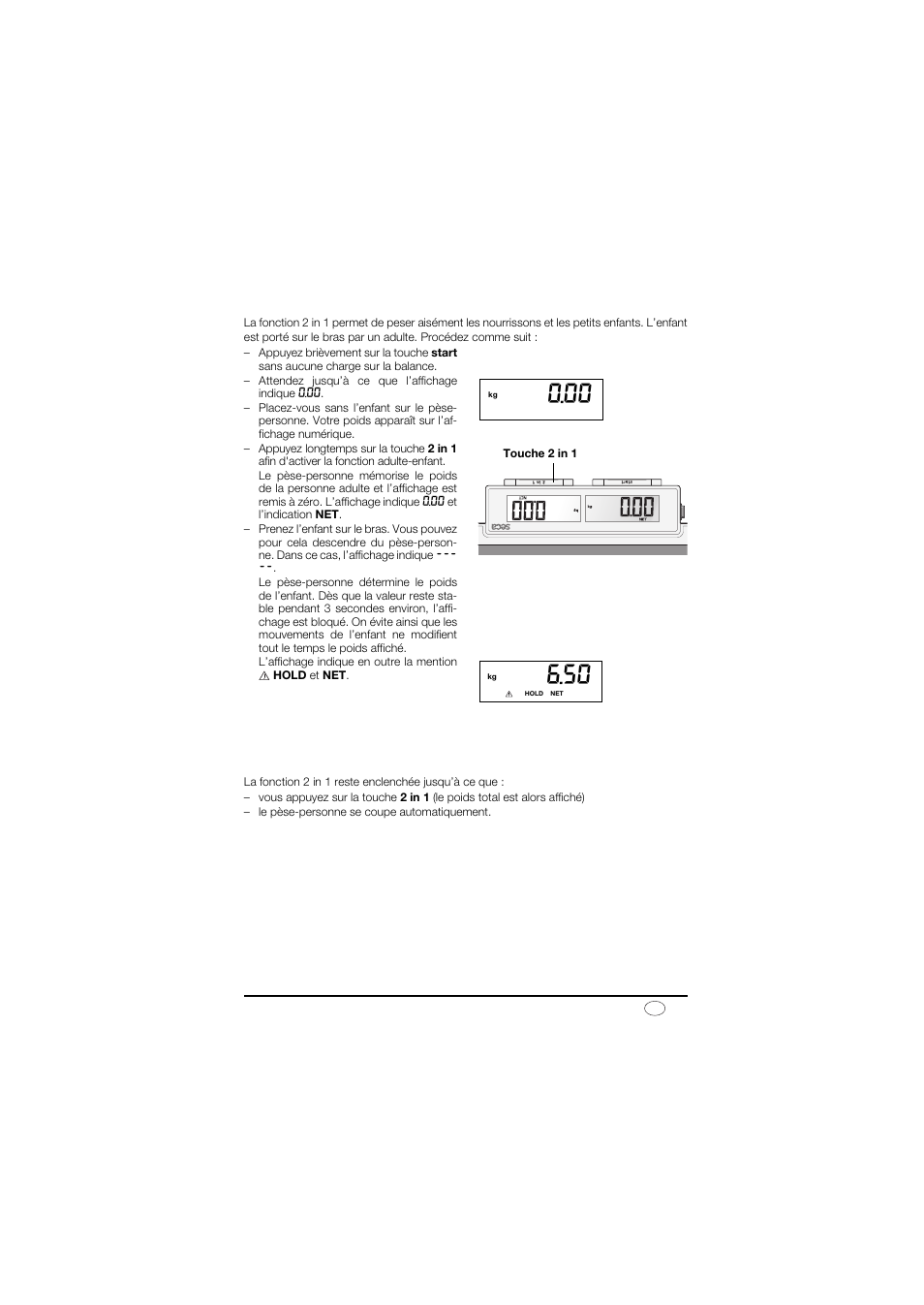 Fonction 2 in 1 | Seca 878 User Manual | Page 27 / 139