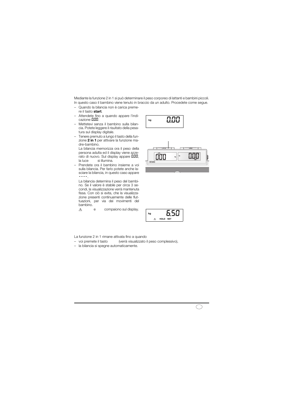 Funzione 2 in 1 | Seca 878 User Manual | Page 37 / 139