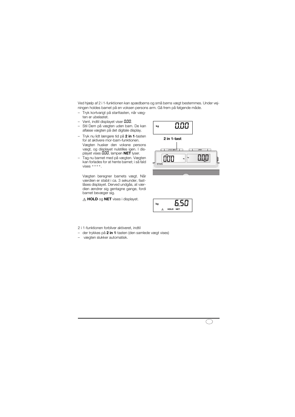 2 i 1-funktion | Seca 878 User Manual | Page 57 / 139