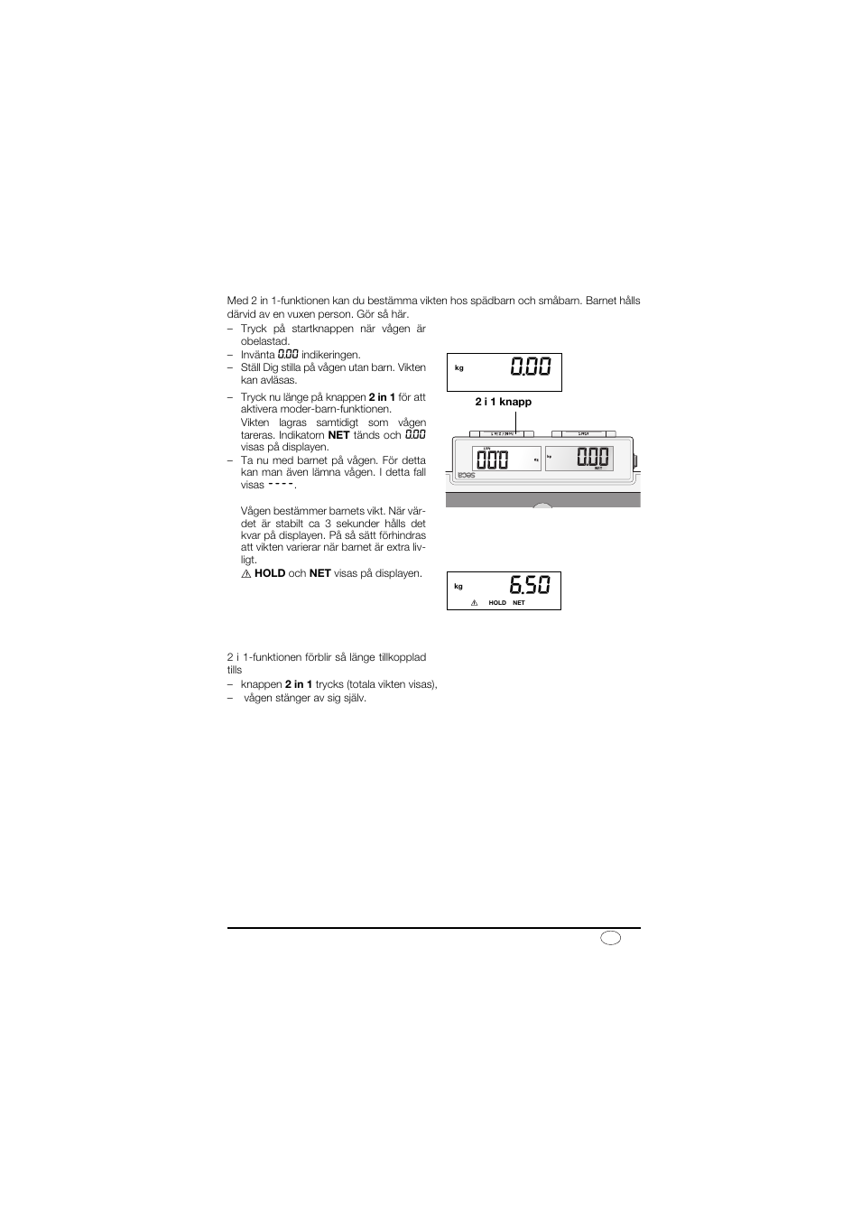 2 in 1-funktion | Seca 878 User Manual | Page 67 / 139