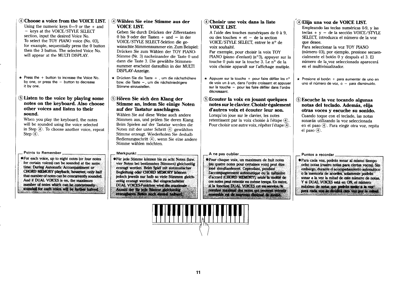 Yamaha PSS-280 User Manual | Page 13 / 40