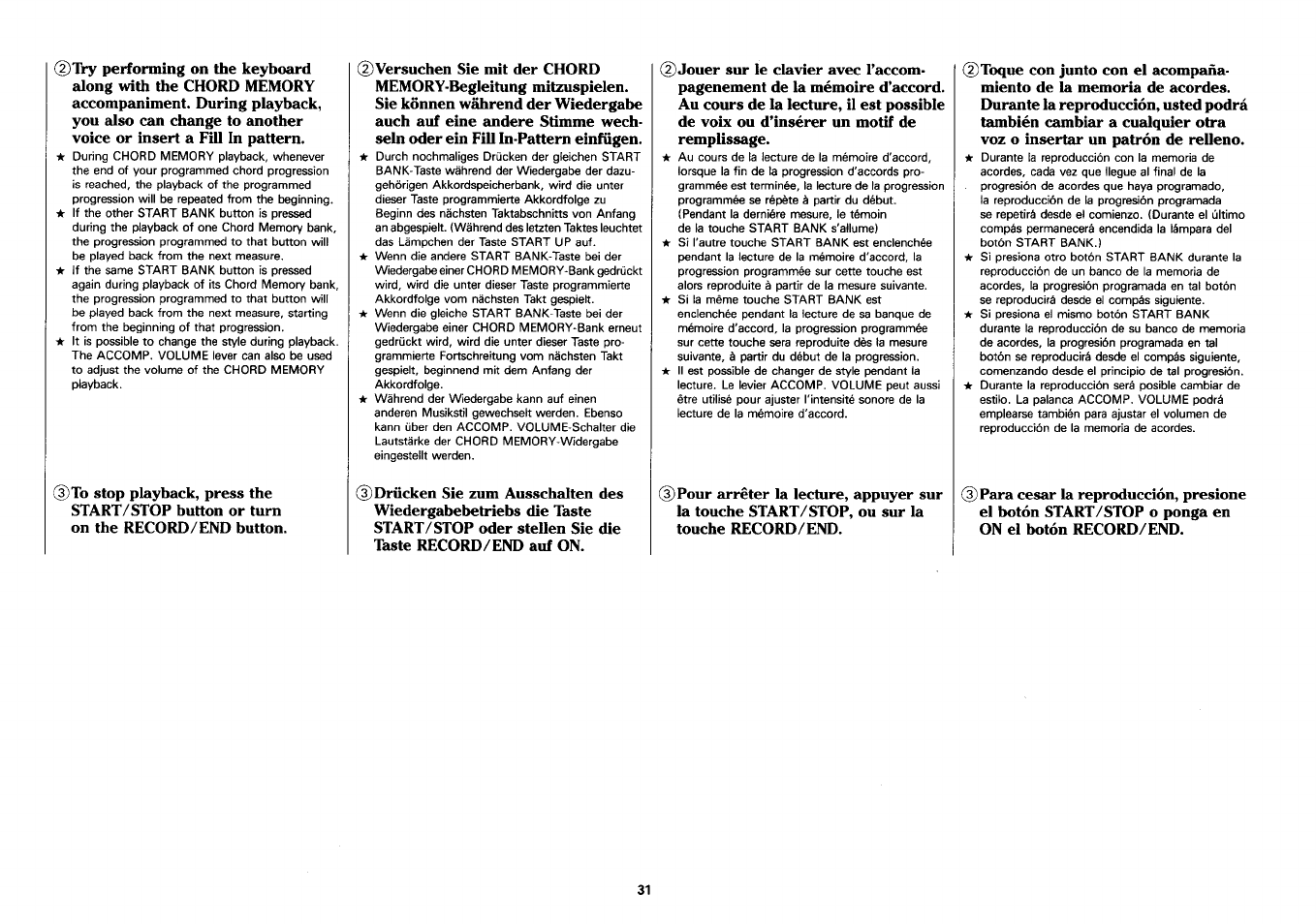 Yamaha PSS-280 User Manual | Page 33 / 40