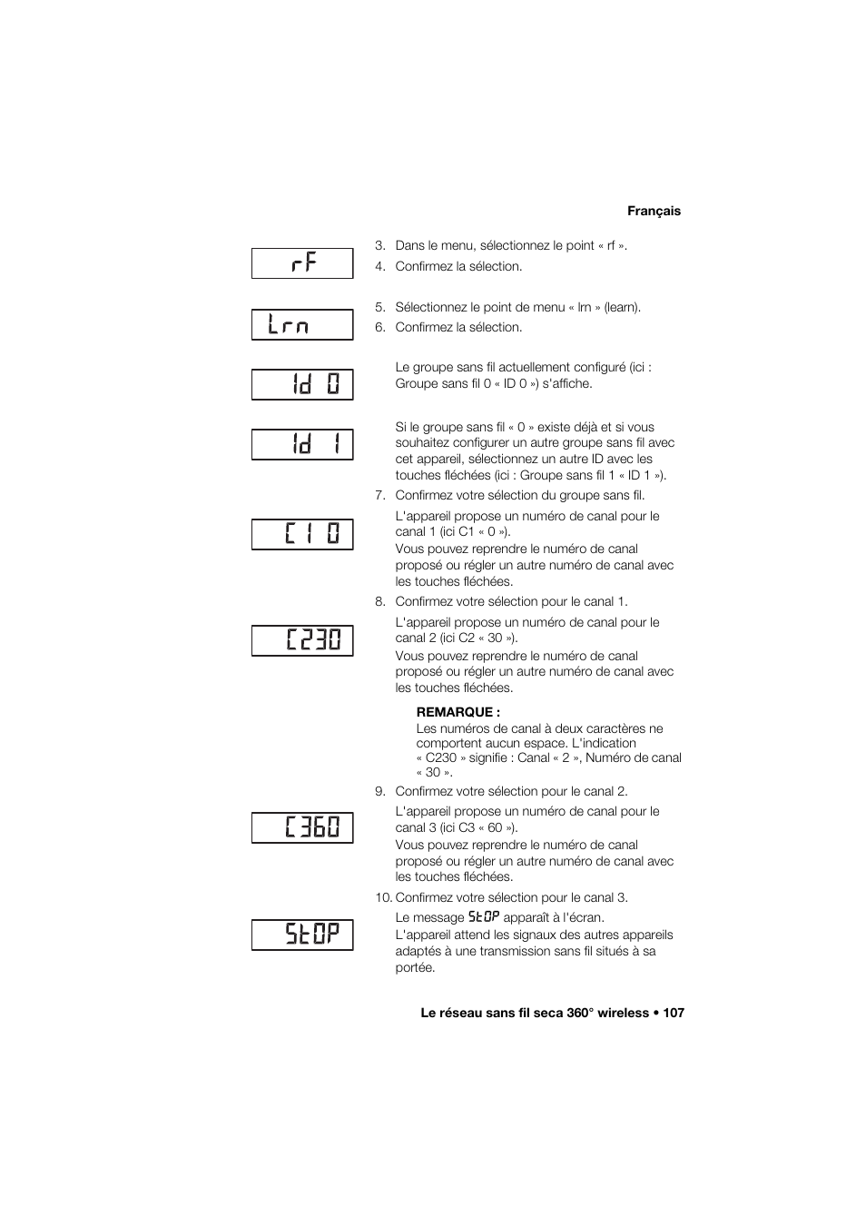 Seca 264 User Manual | Page 107 / 275