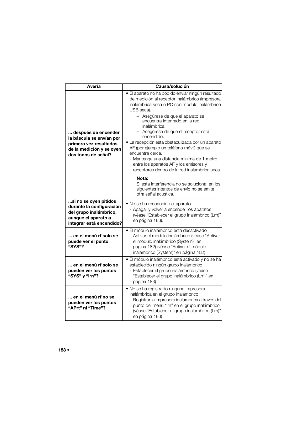 Seca 264 User Manual | Page 188 / 275