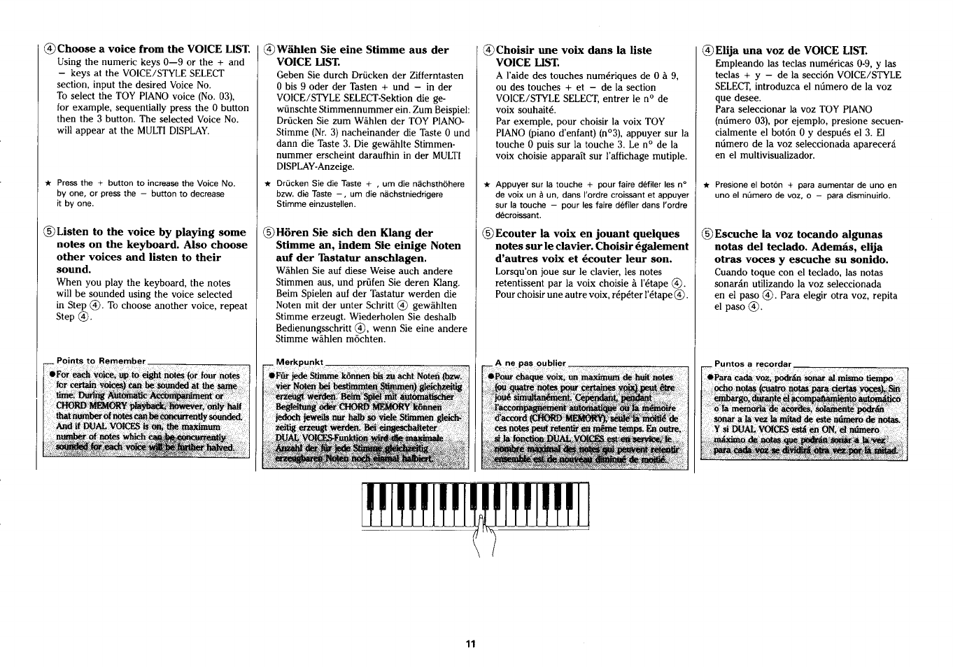 Yamaha PSS-290 User Manual | Page 12 / 39