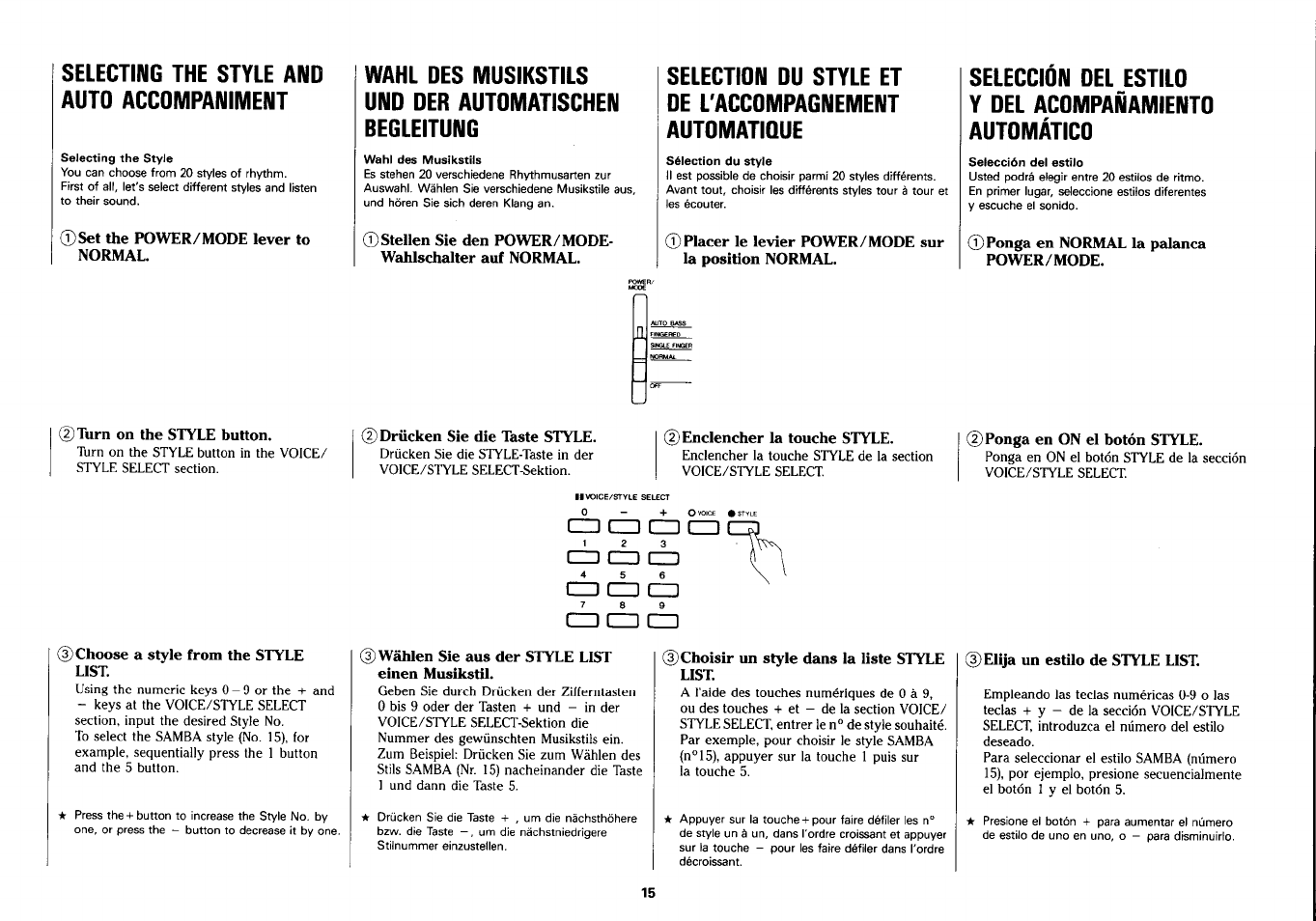 Yamaha PSS-290 User Manual | Page 16 / 39