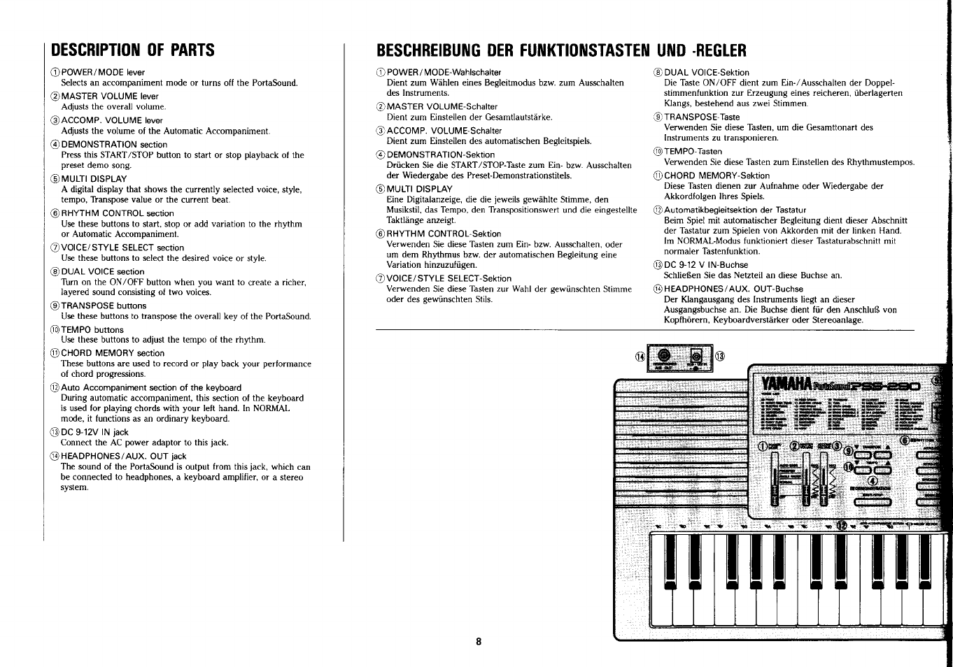 Yamaha PSS-290 User Manual | Page 9 / 39