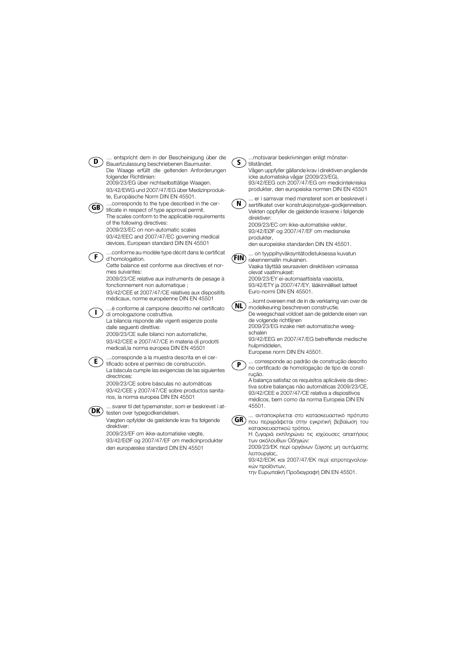 Seca 764 User Manual | Page 188 / 189