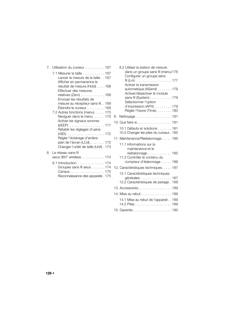 Seca 285 User Manual | Page 128 / 451