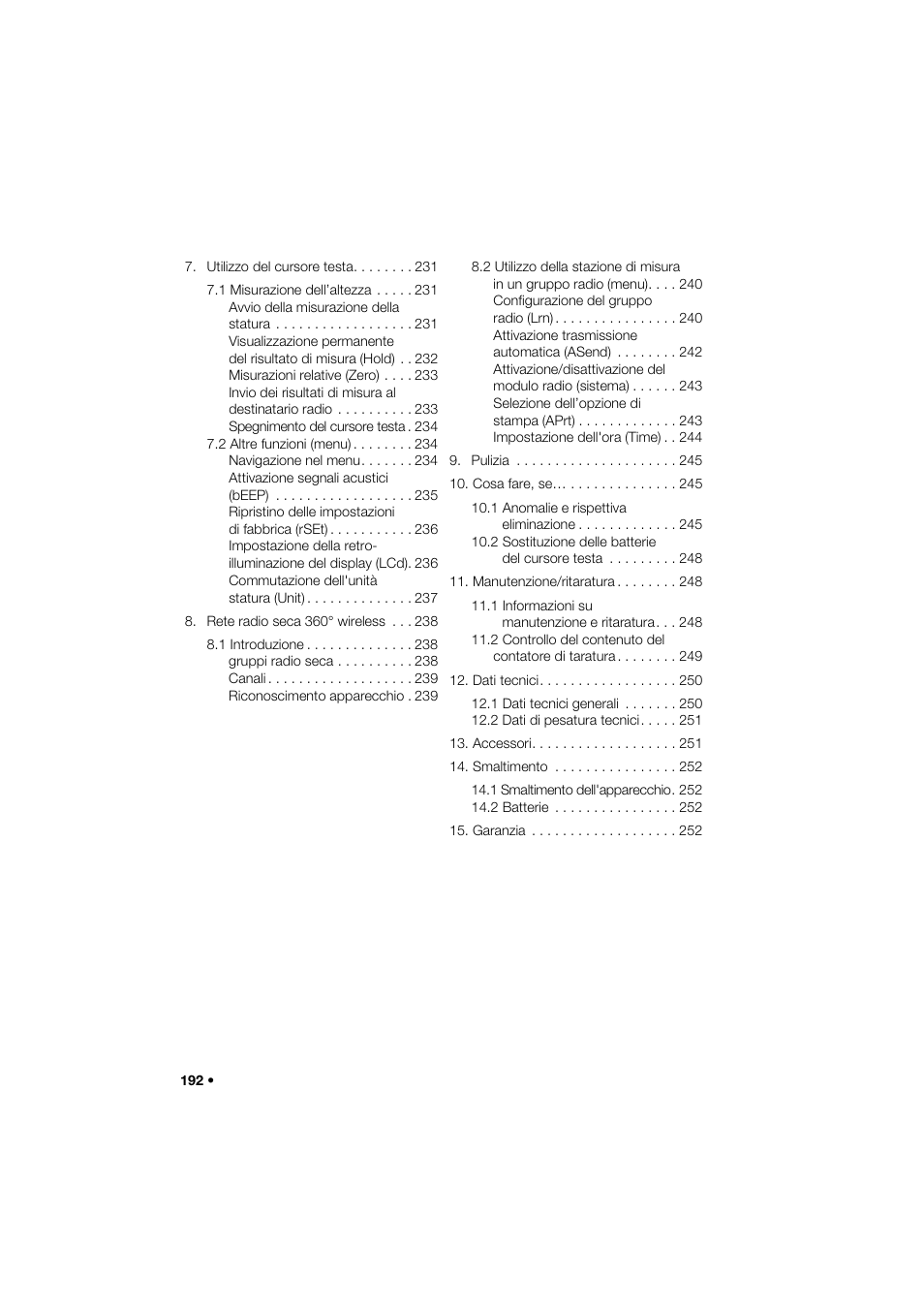 Seca 285 User Manual | Page 192 / 451