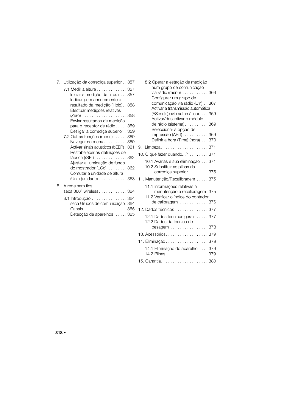 Seca 285 User Manual | Page 318 / 451