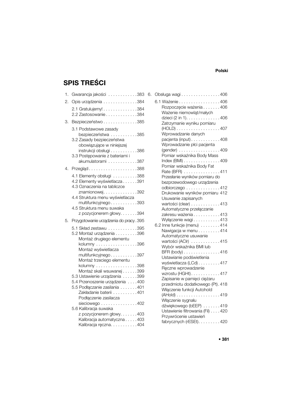 Seca 285 User Manual | Page 381 / 451