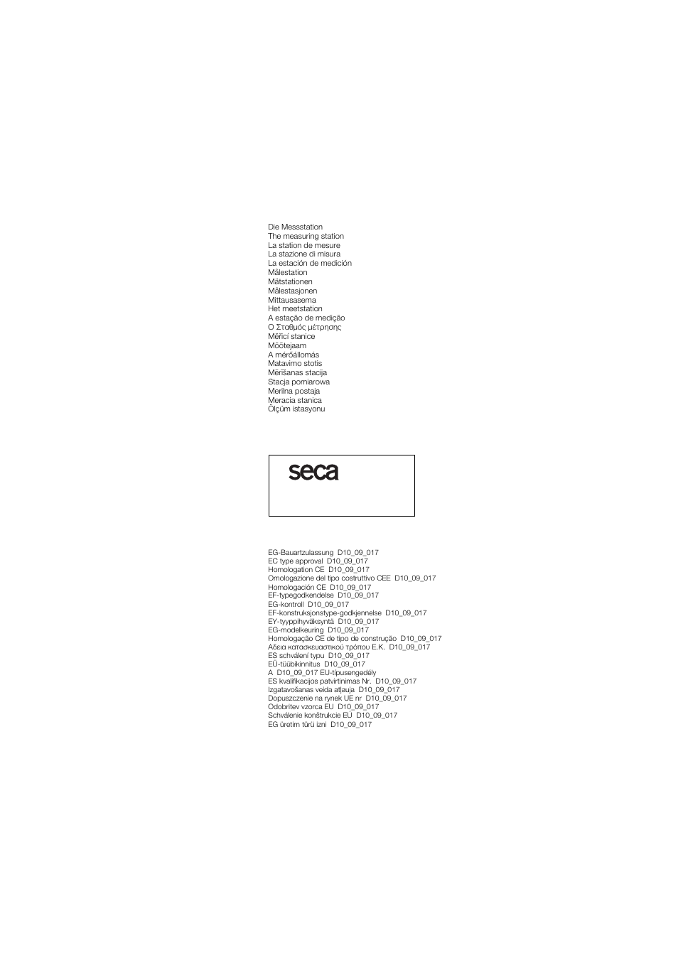 Seca 285 User Manual | Page 449 / 451