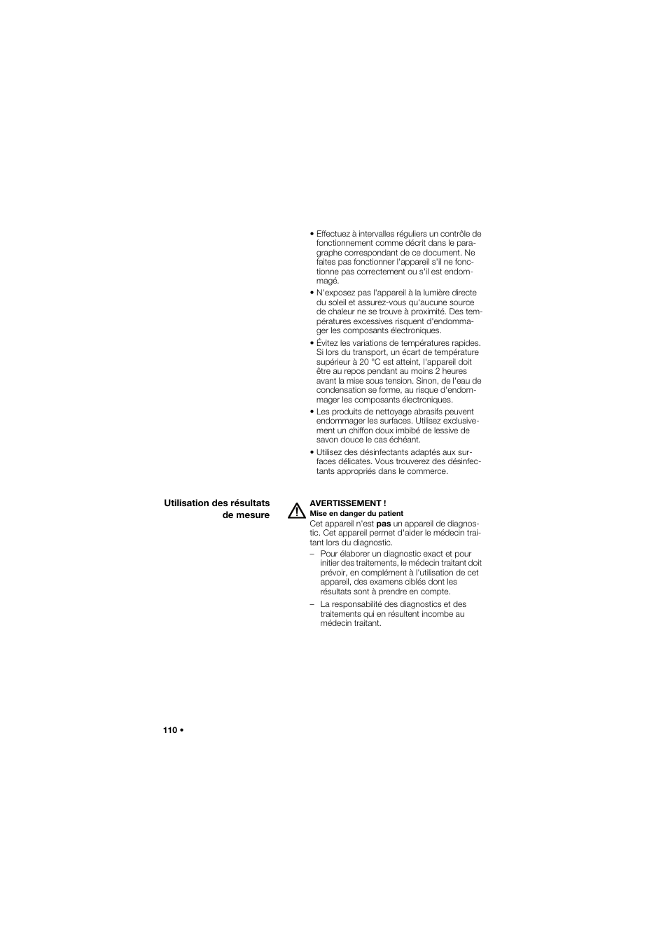 Utilisation des résultats de mesure | Seca 657 User Manual | Page 110 / 357