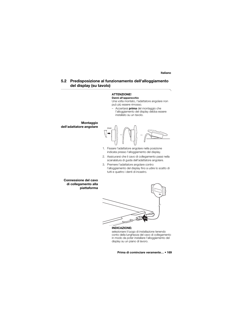 Montaggio dell'adattatore angolare | Seca 657 User Manual | Page 169 / 357