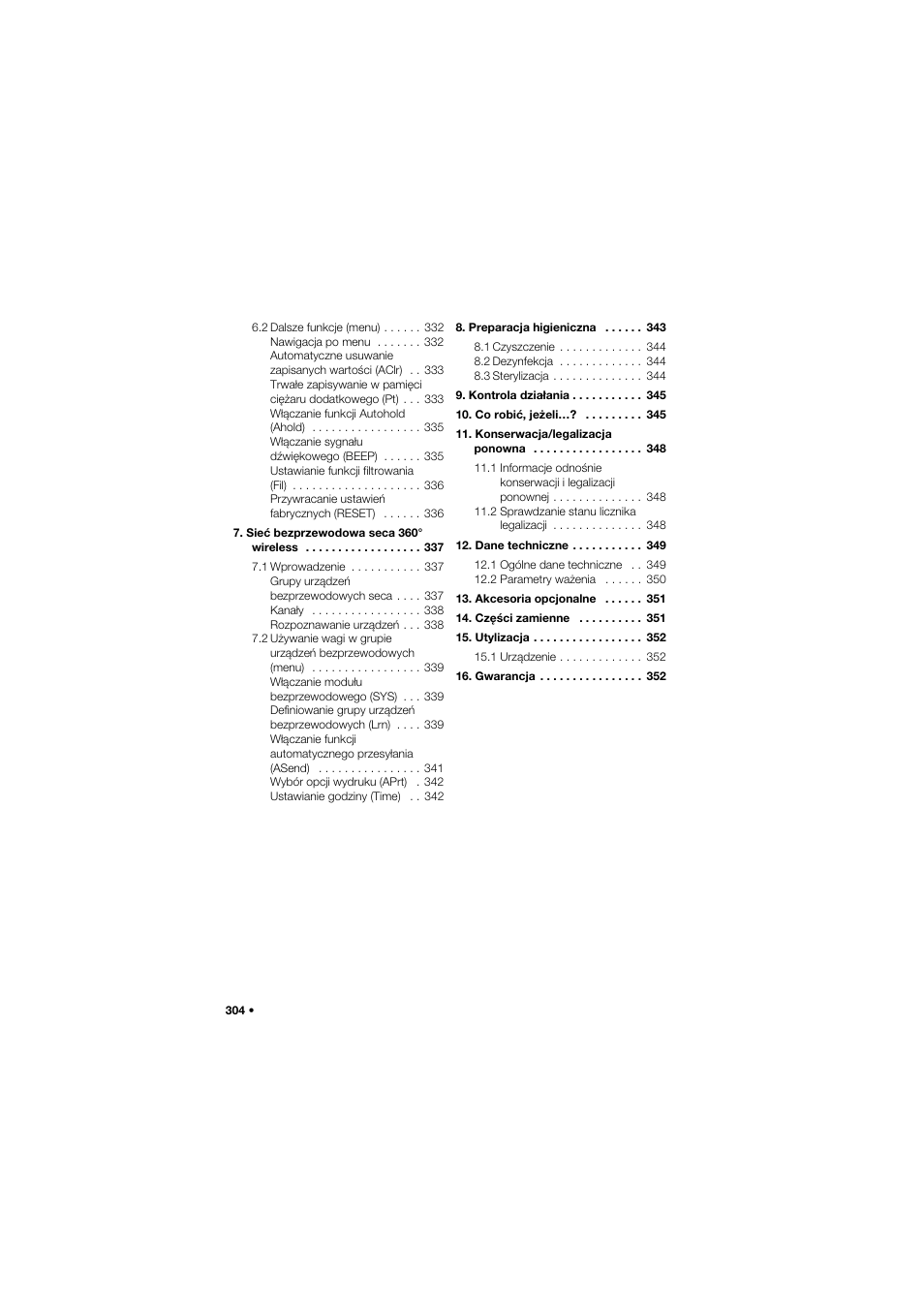 Seca 657 User Manual | Page 304 / 357