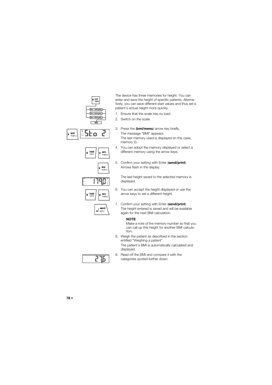 Seca 657 User Manual | Page 78 / 357