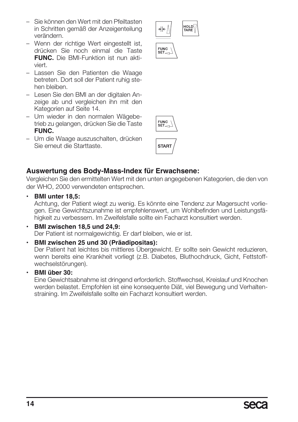 Seca 657 User Manual | Page 14 / 240