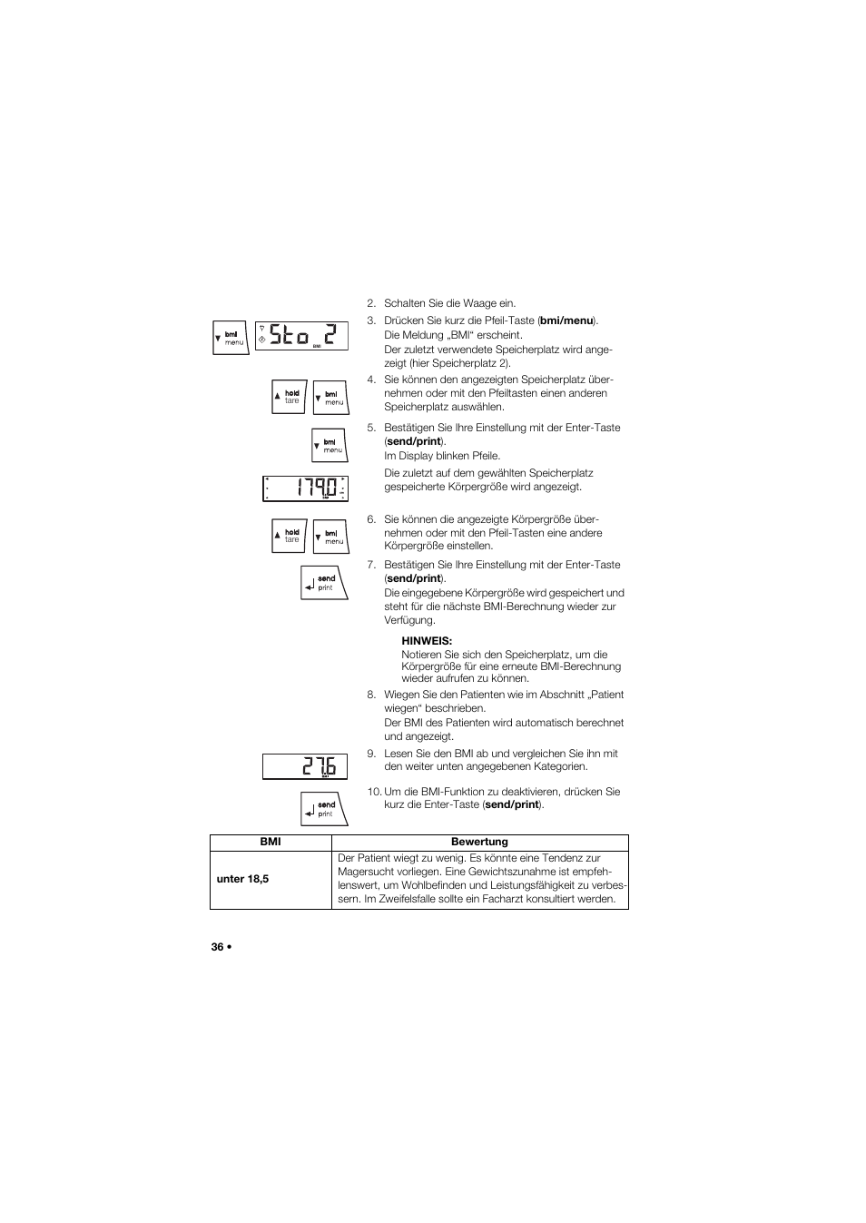 Seca 645 User Manual | Page 36 / 417