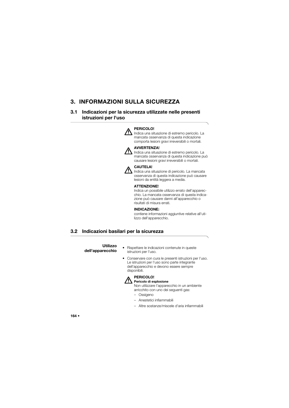 Informazioni sulla sicurezza, 2 indicazioni basilari per la sicurezza, Utilizzo dell'apparecchio | Seca 665 User Manual | Page 164 / 377