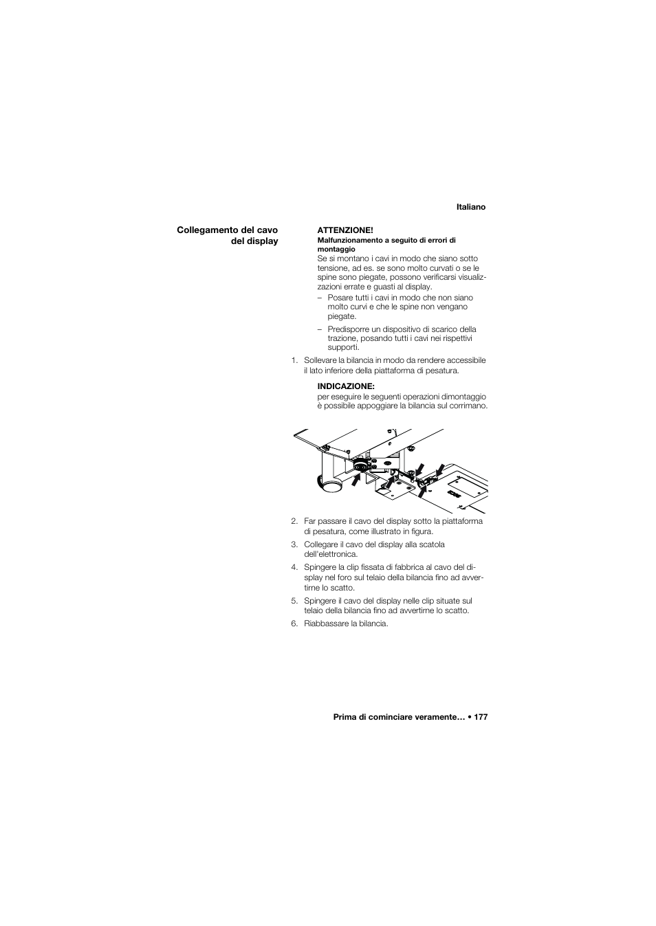 Collegamento del cavo del display | Seca 665 User Manual | Page 177 / 377