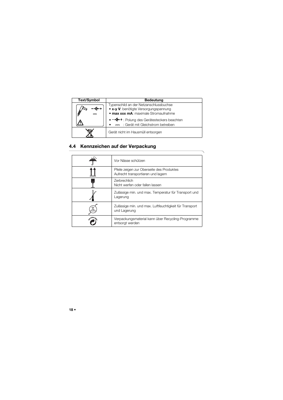 4 kennzeichen auf der verpackung | Seca 665 User Manual | Page 18 / 377