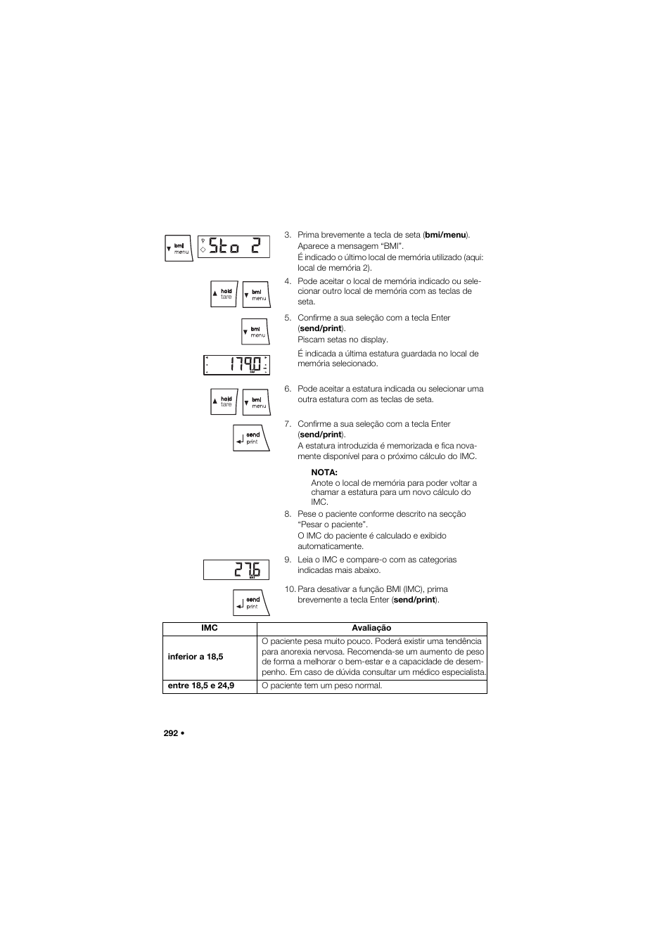 Seca 665 User Manual | Page 292 / 377