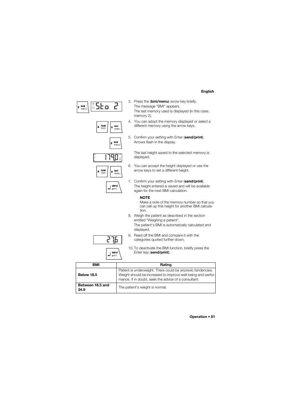 Seca 665 User Manual | Page 81 / 377