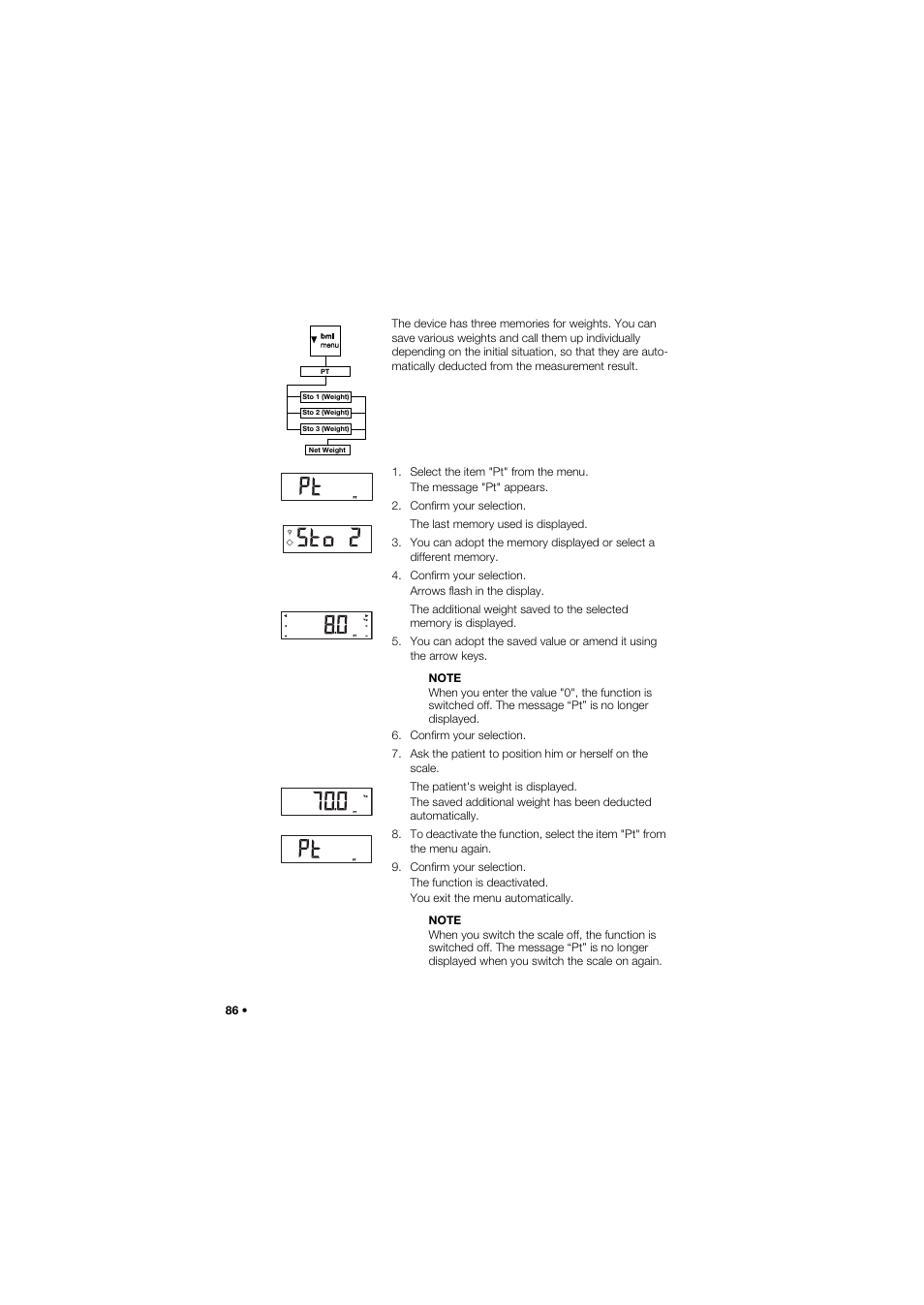 Seca 665 User Manual | Page 86 / 377