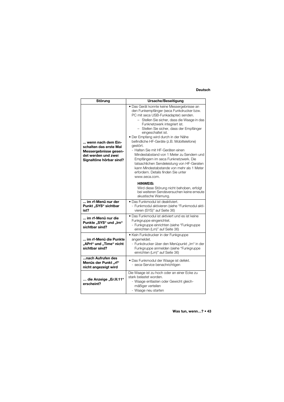 Seca 677 User Manual | Page 43 / 337