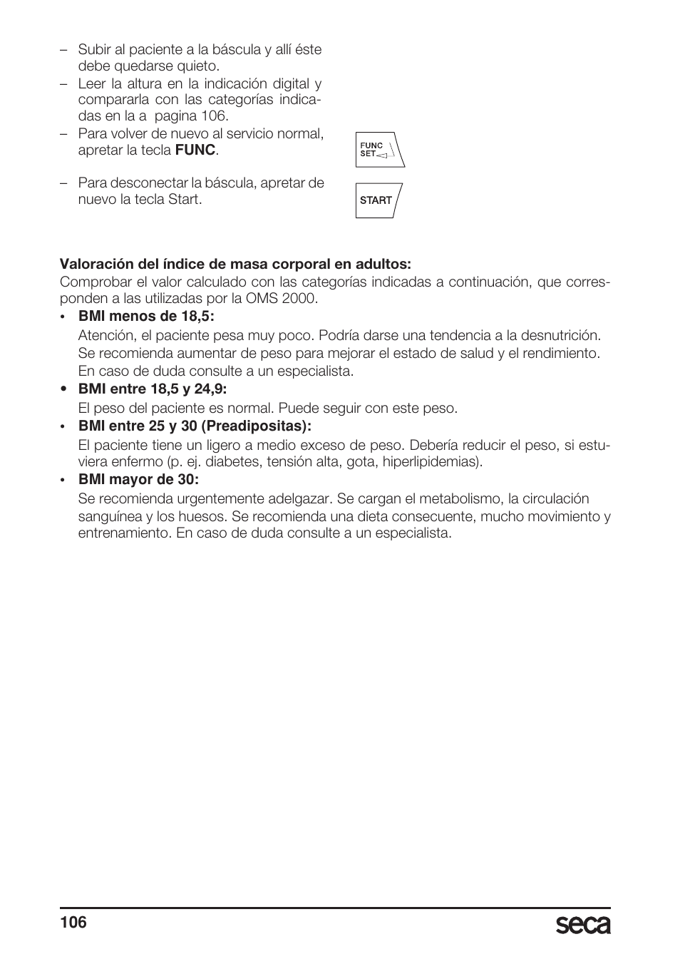 Seca 685 User Manual | Page 106 / 292