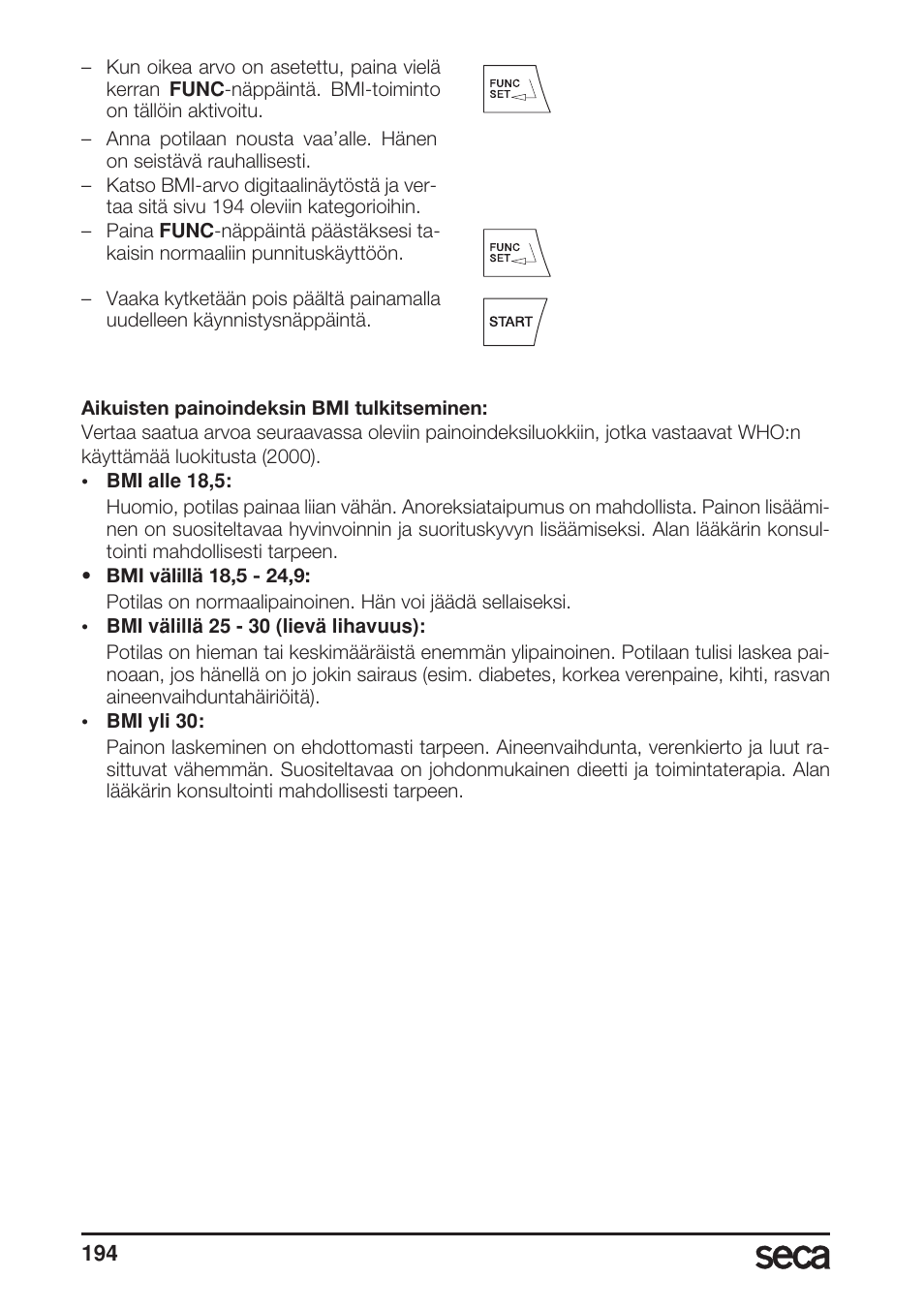 Seca 685 User Manual | Page 194 / 292