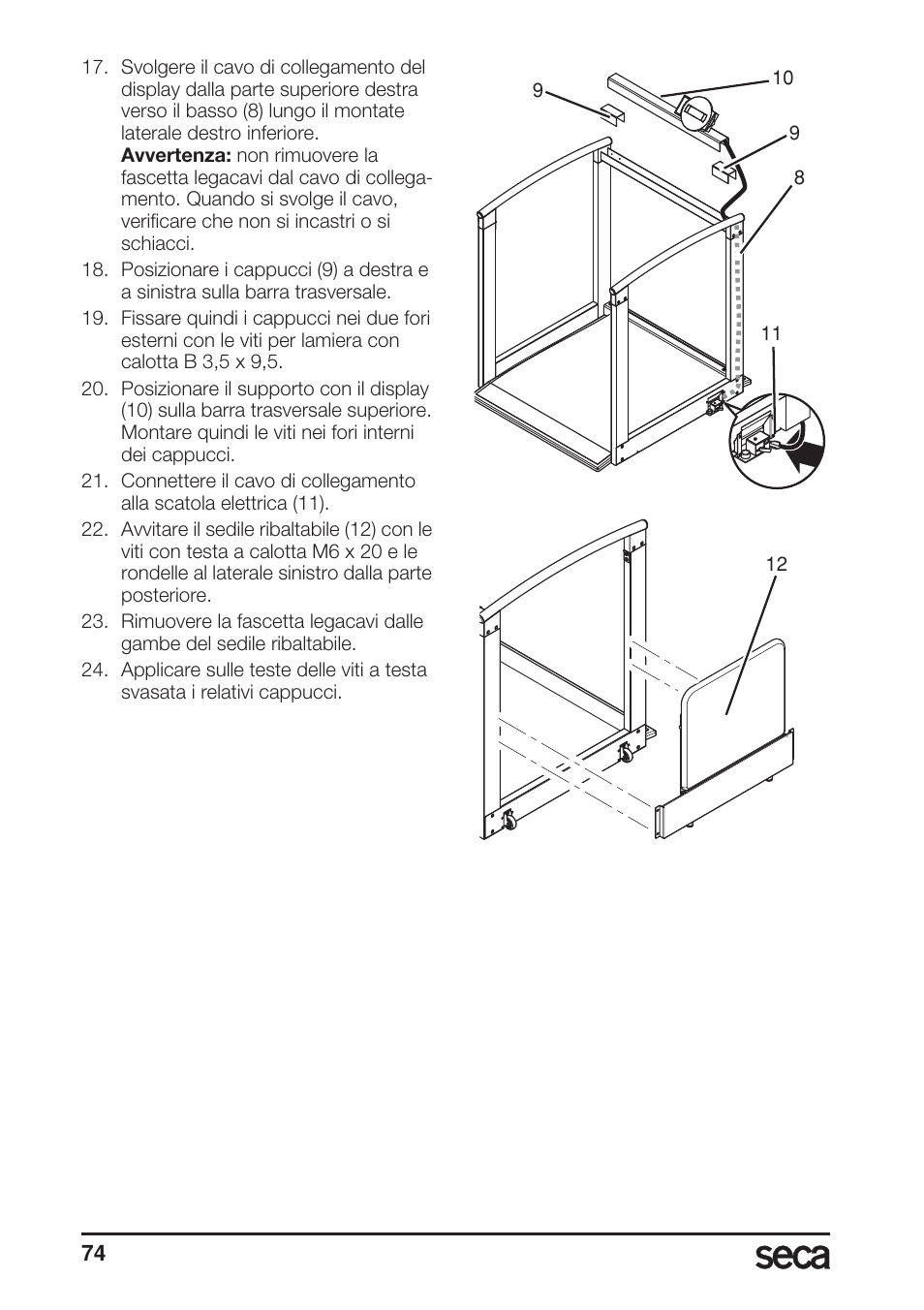 Seca 685 User Manual | Page 74 / 292