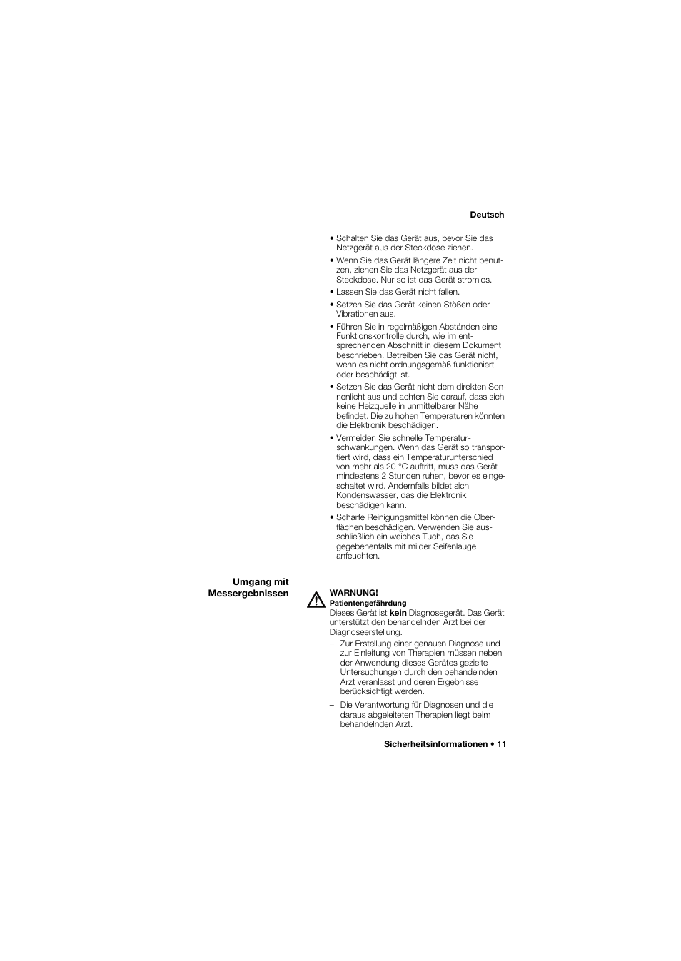 Umgang mit messergebnissen | Seca 685 User Manual | Page 11 / 385