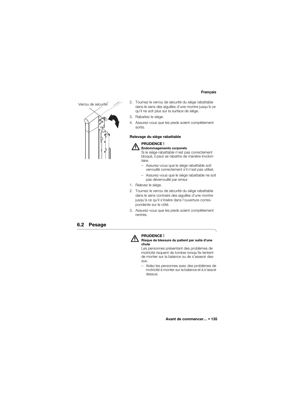 2 pesage | Seca 685 User Manual | Page 135 / 385