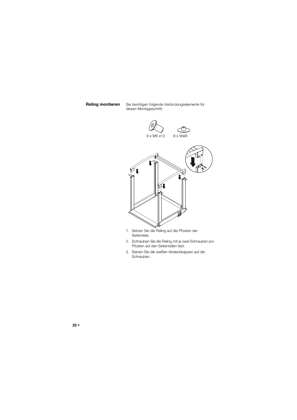 Reling montieren | Seca 685 User Manual | Page 22 / 385