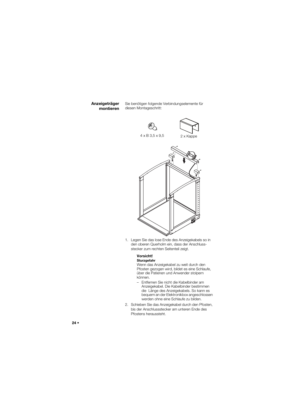 Anzeigeträger montieren | Seca 685 User Manual | Page 24 / 385