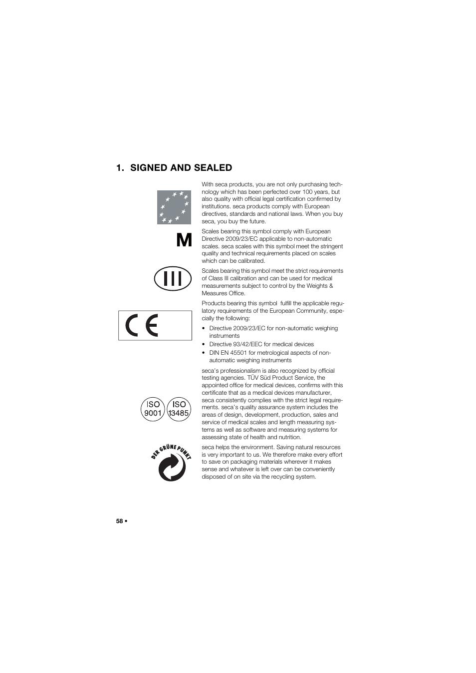 Signed and sealed | Seca 685 User Manual | Page 58 / 385