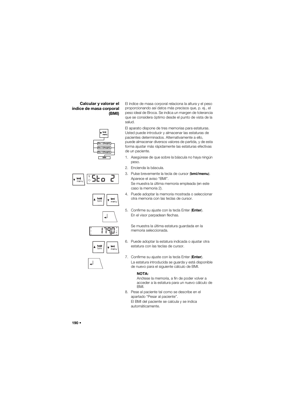 Seca 675 User Manual | Page 190 / 292