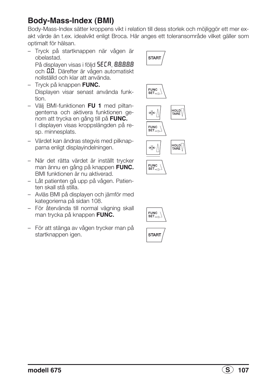 Body-mass-index (bmi) | Seca 675 User Manual | Page 107 / 214
